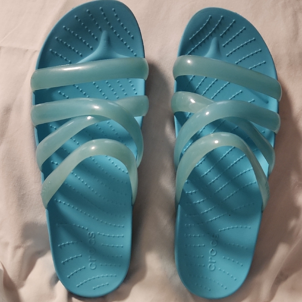 Crocs Women's Blue Sandals